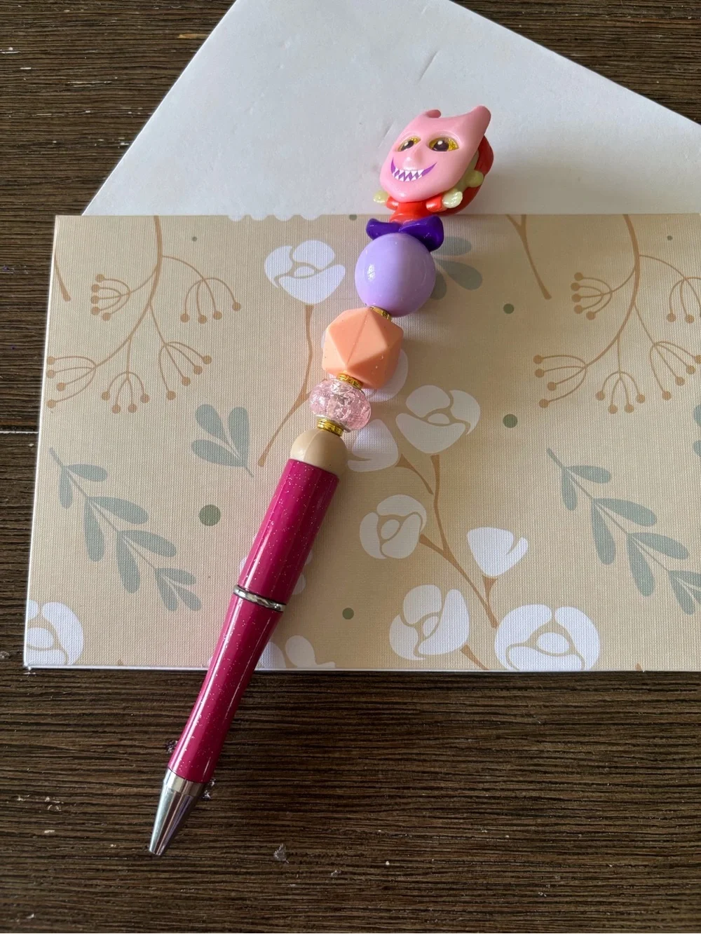 Disney Doorables: Nightmare Before Christmas: Lock BL handmade beaded pen